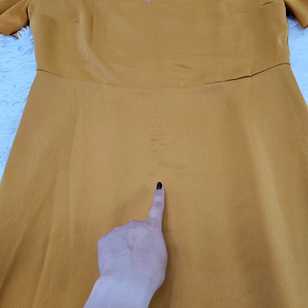 Banana Republic Gold Midi Dress - Picture 7 of 12